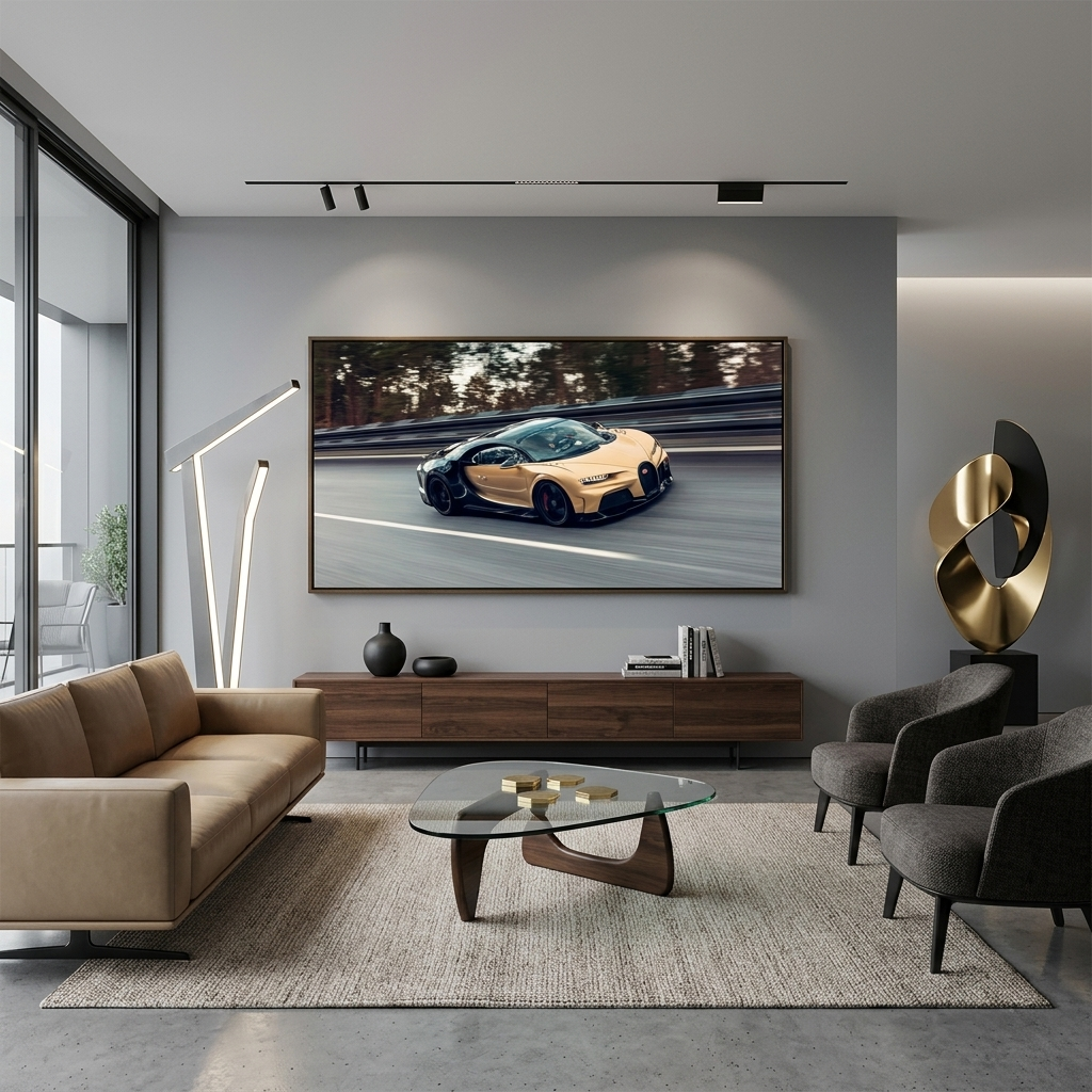 Leinwandbild, Motiv: Auto Bugatti Chiron Super Sport