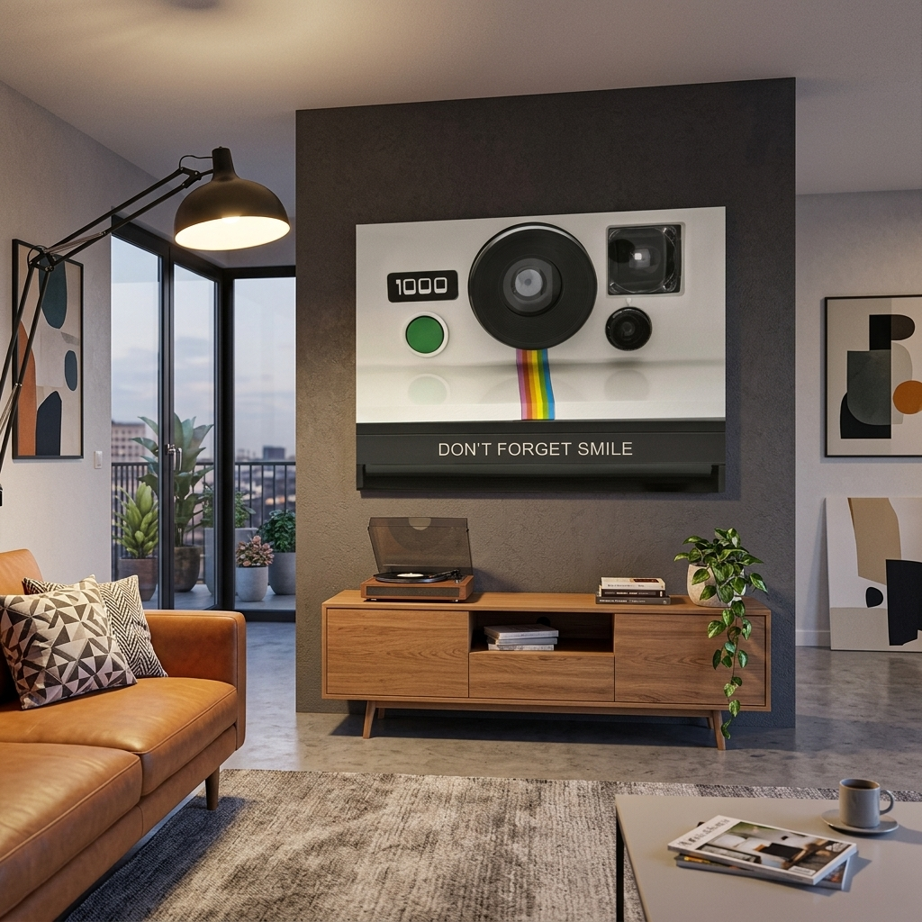 Zur Motivation Vergessen Sie nicht zu lächeln Motivierender Kunstdruck auf Leinwand