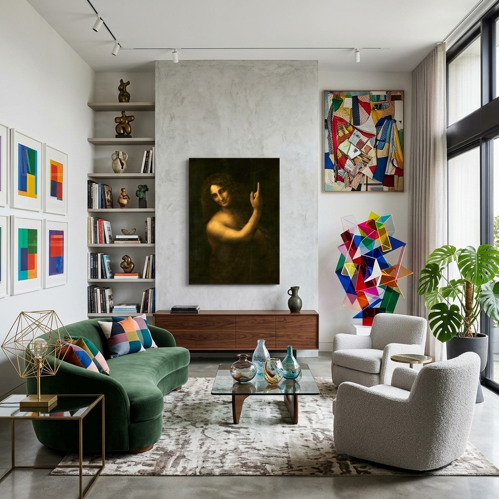 Reproduktion Johannes der Täufer Reproduktion Leinwand Wand Kunstdruck