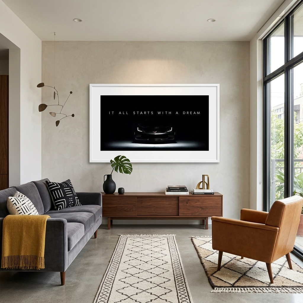 100 $ Pop-Art-Kunstdruck auf Leinwand