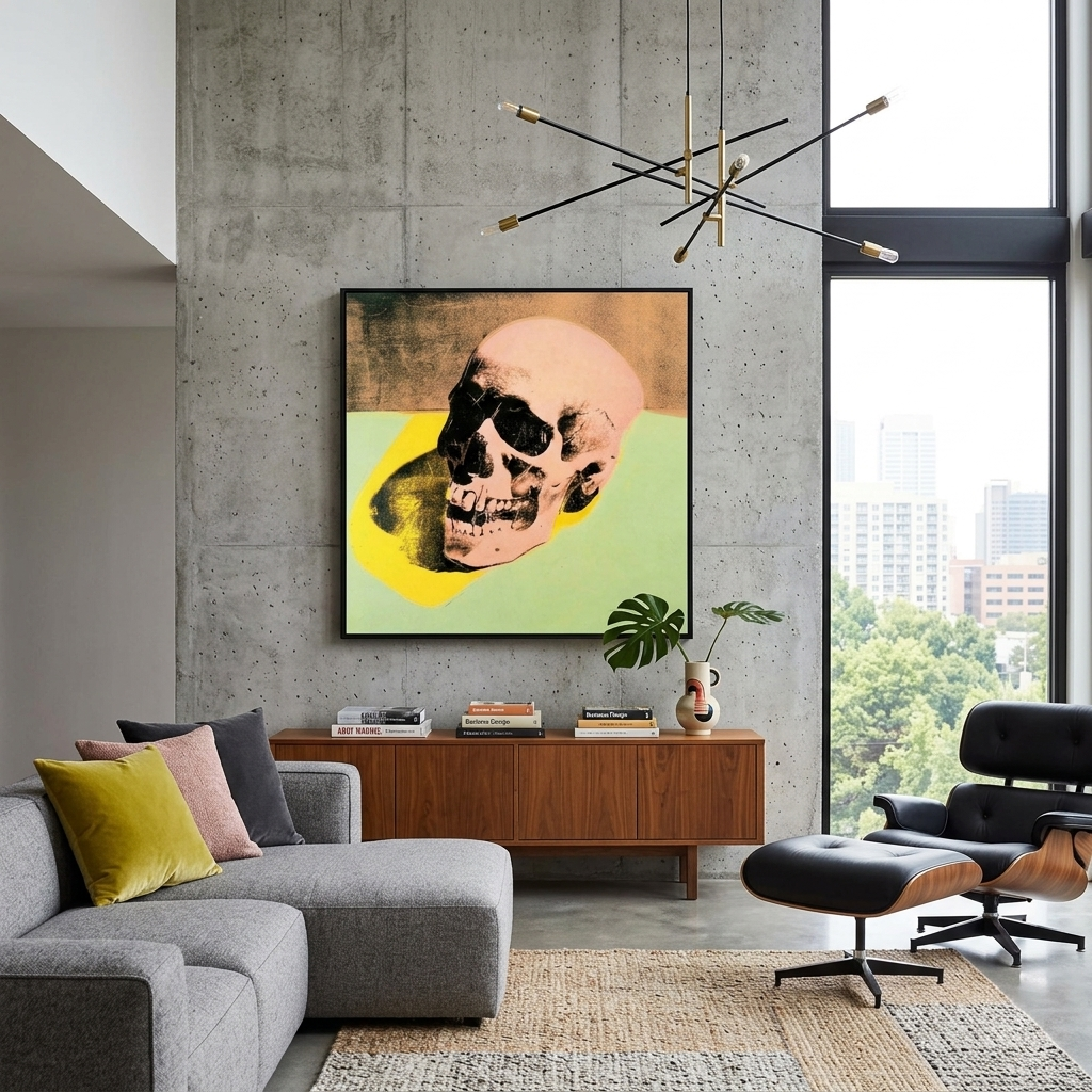 Reproduktion Der Totenkopf Reproduktion Leinwand Wand Kunstdruck