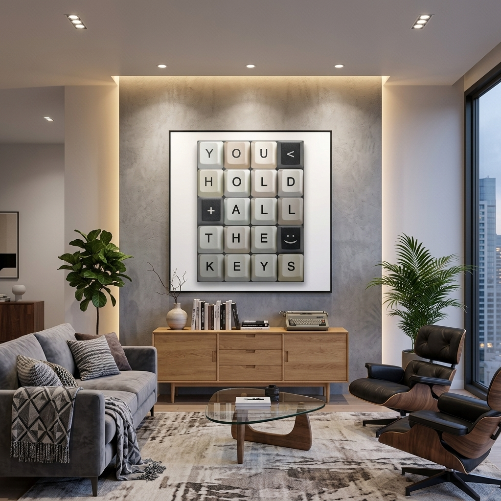 Um zu motivieren Die Schlüssel Motivierender Leinwand-Kunstdruck