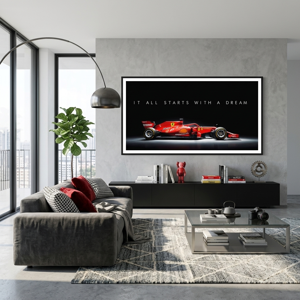 100 $ Pop-Art-Kunstdruck auf Leinwand