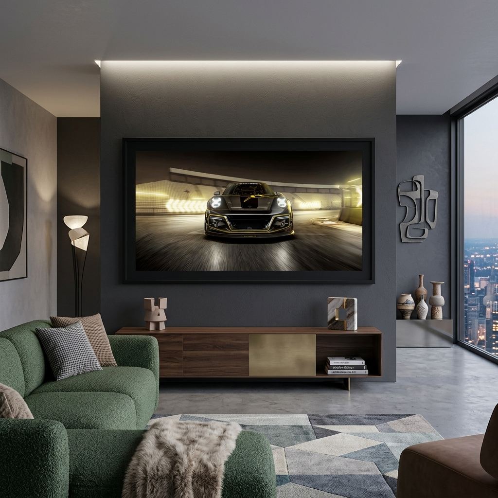 Leinwandbild, Wandbild, Auto, Porsche 911 Turbo S