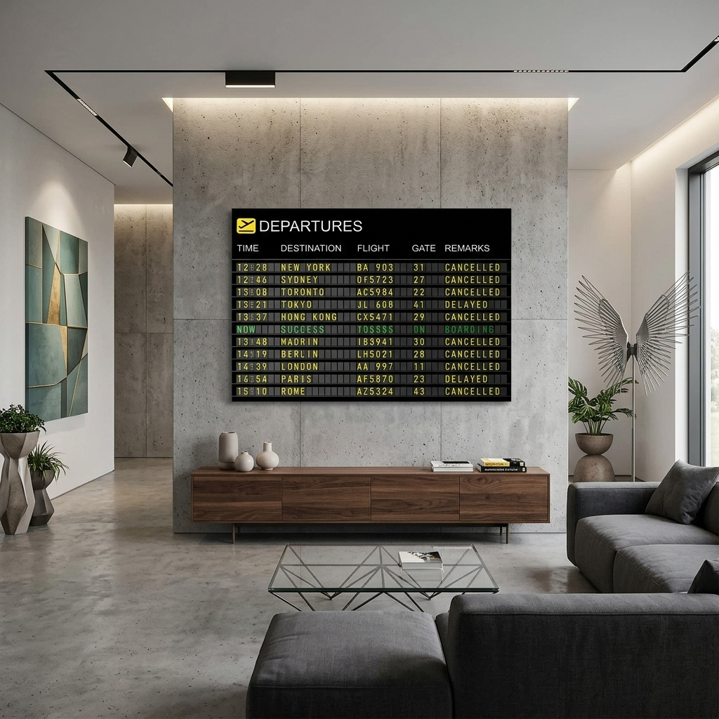 „DON'T STOP KEEP GOING“ – motivierender Kunstdruck auf Leinwand