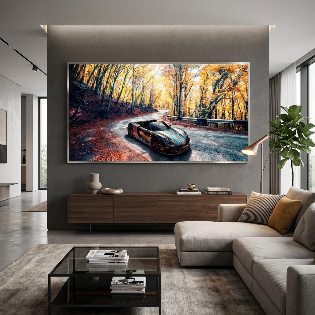 Leinwandbild, Wandbild, Auto, Porsche 918 Spyder