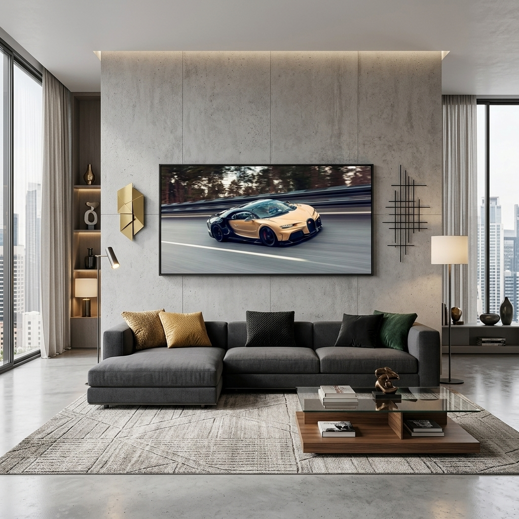 Leinwandbild, Motiv: Auto Bugatti Chiron Super Sport