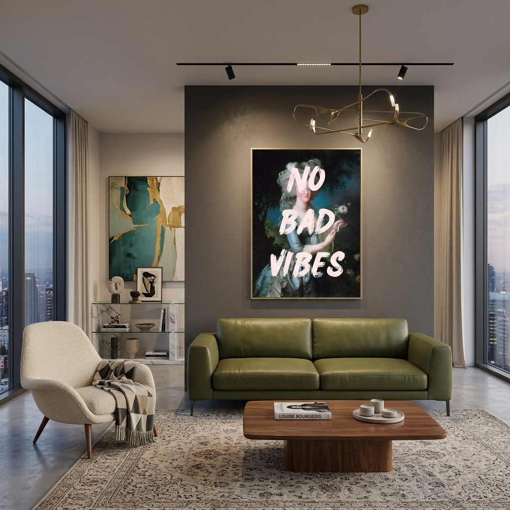 Leinwandbild „No bad vibes“