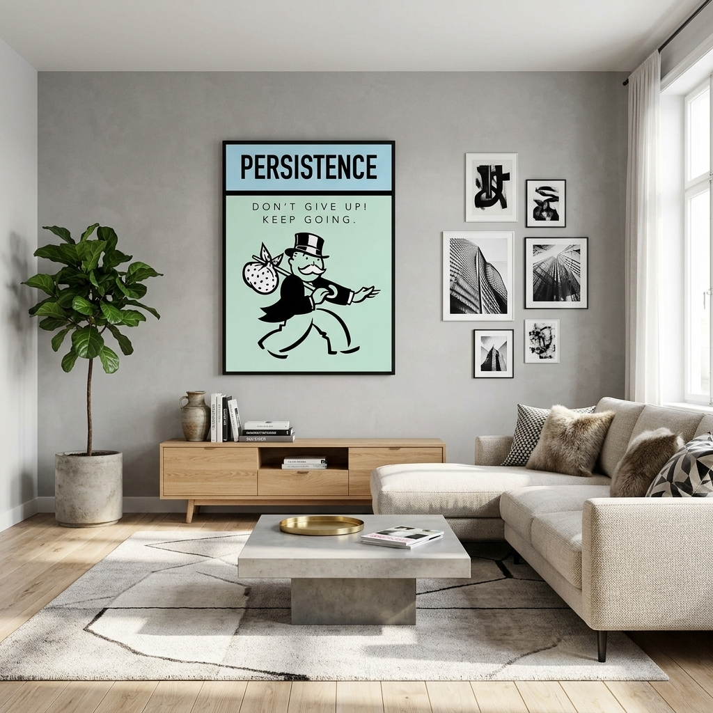 Leinwandbild „Monopoly Persistence“