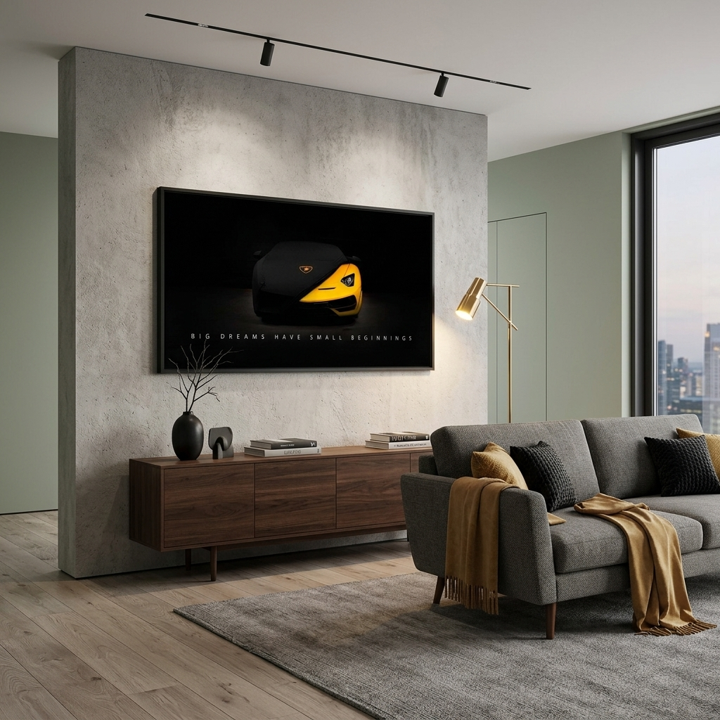 100 $ Pop-Art-Kunstdruck auf Leinwand