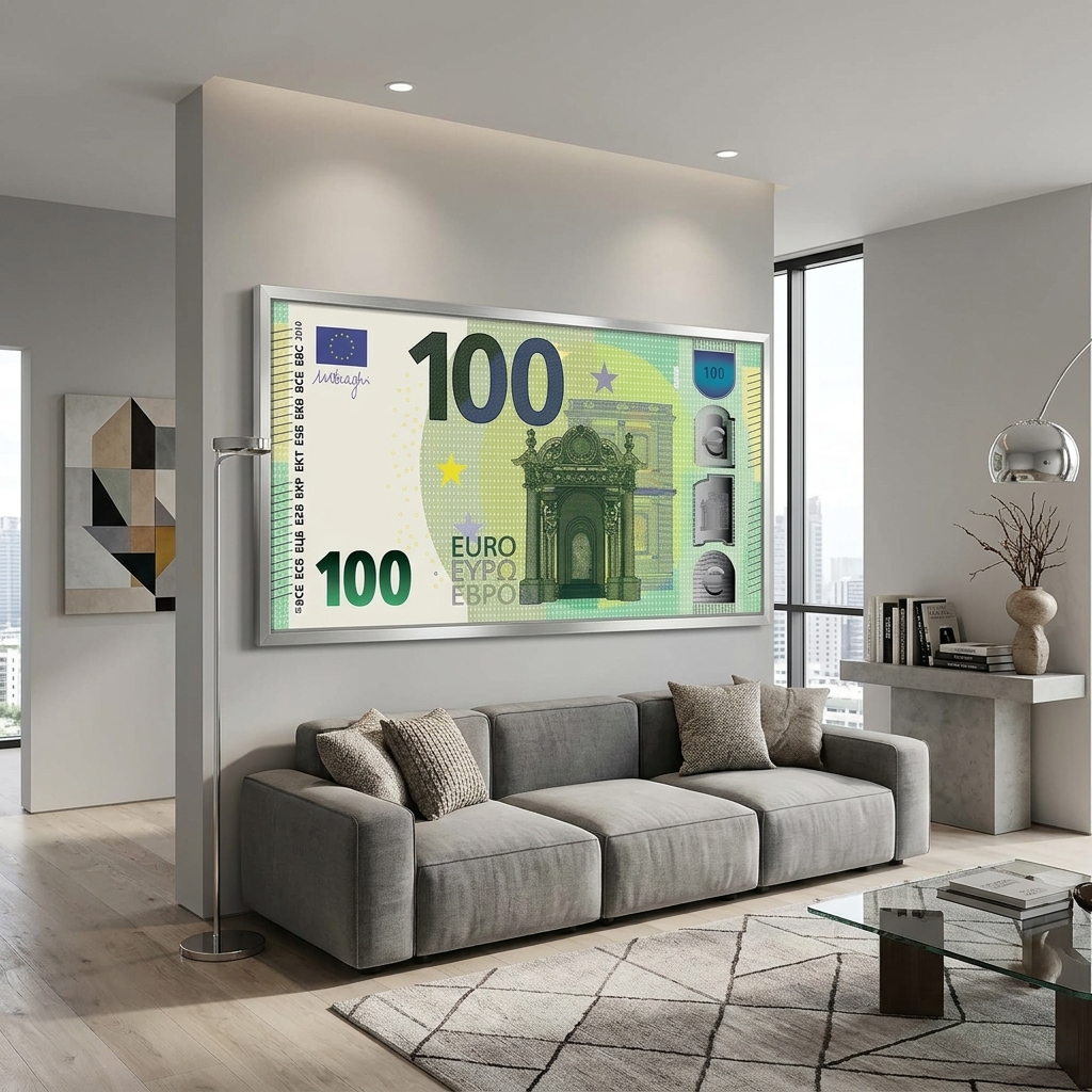 Ins Büro zur Motivation 100 Euro neues Design Inspirierender Kunstdruck auf Leinwand