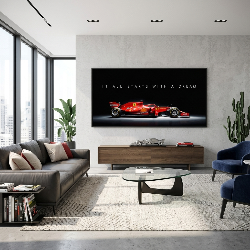 100 $ Pop-Art-Kunstdruck auf Leinwand
