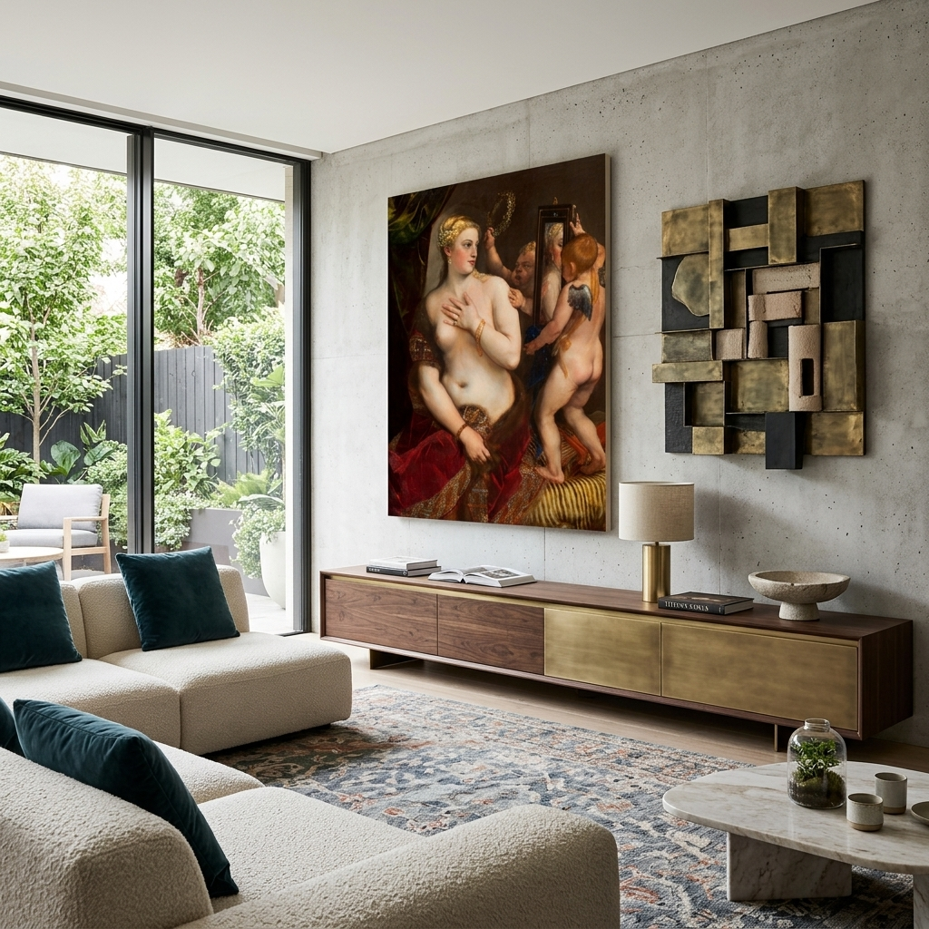 Leinwandbild „Venus und Tizian“