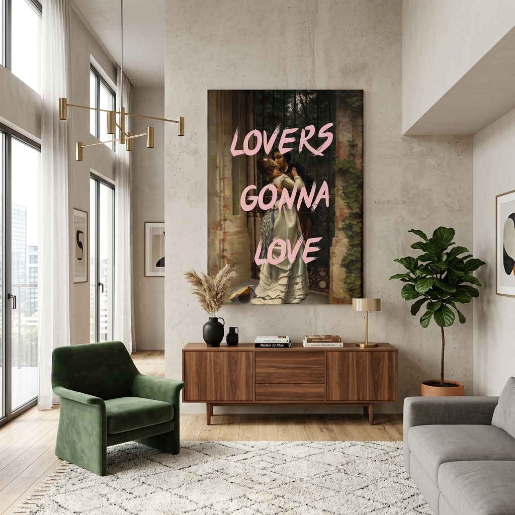Leinwandbild „Lovers gonna love“