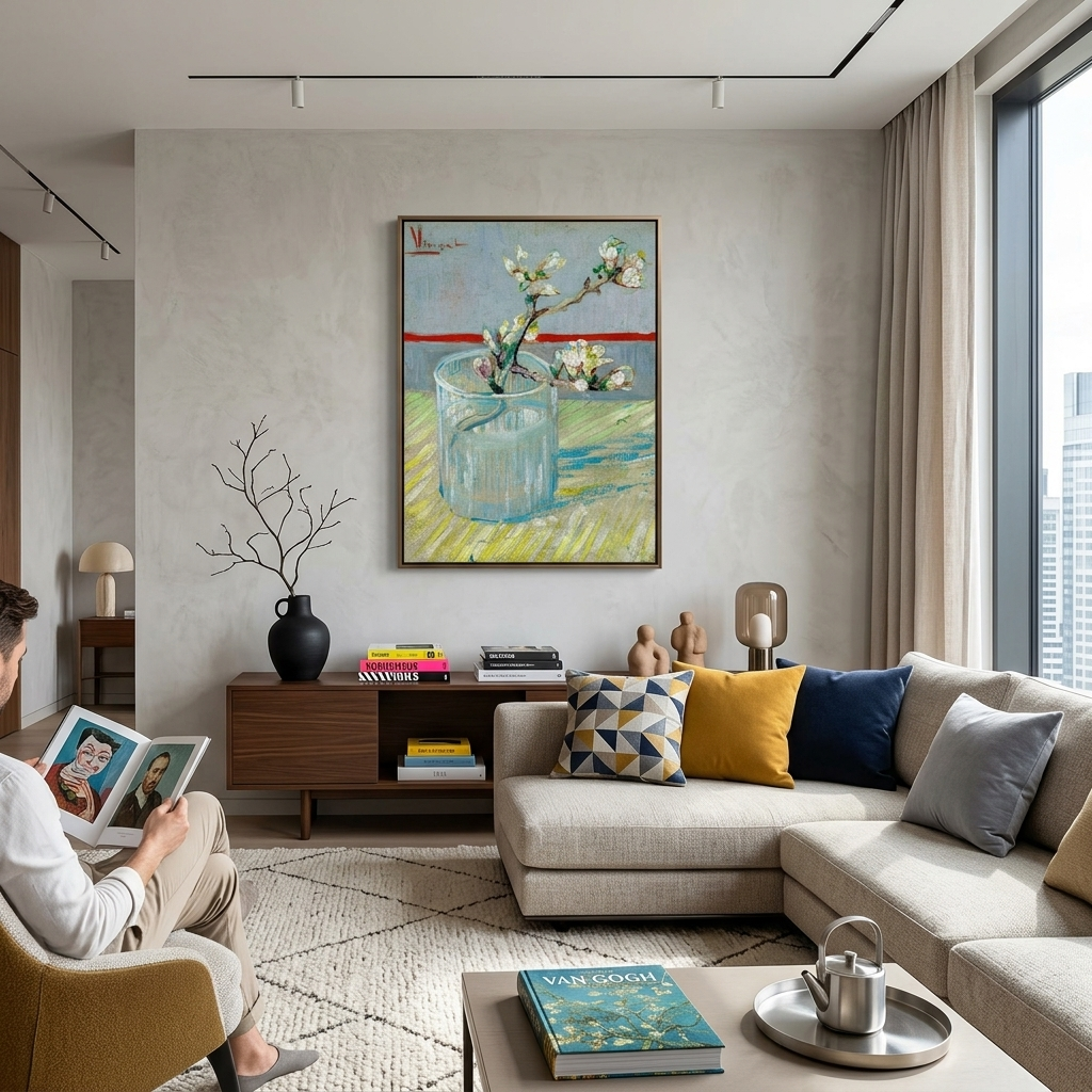 Reproduktion Mandelblütenzweige Van Gogh Reproduktion Leinwand Wand Kunstdruck