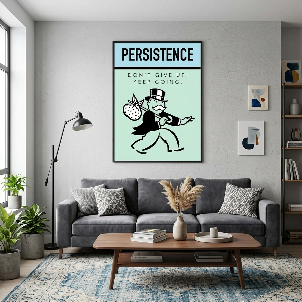 Leinwandbild „Monopoly Persistence“