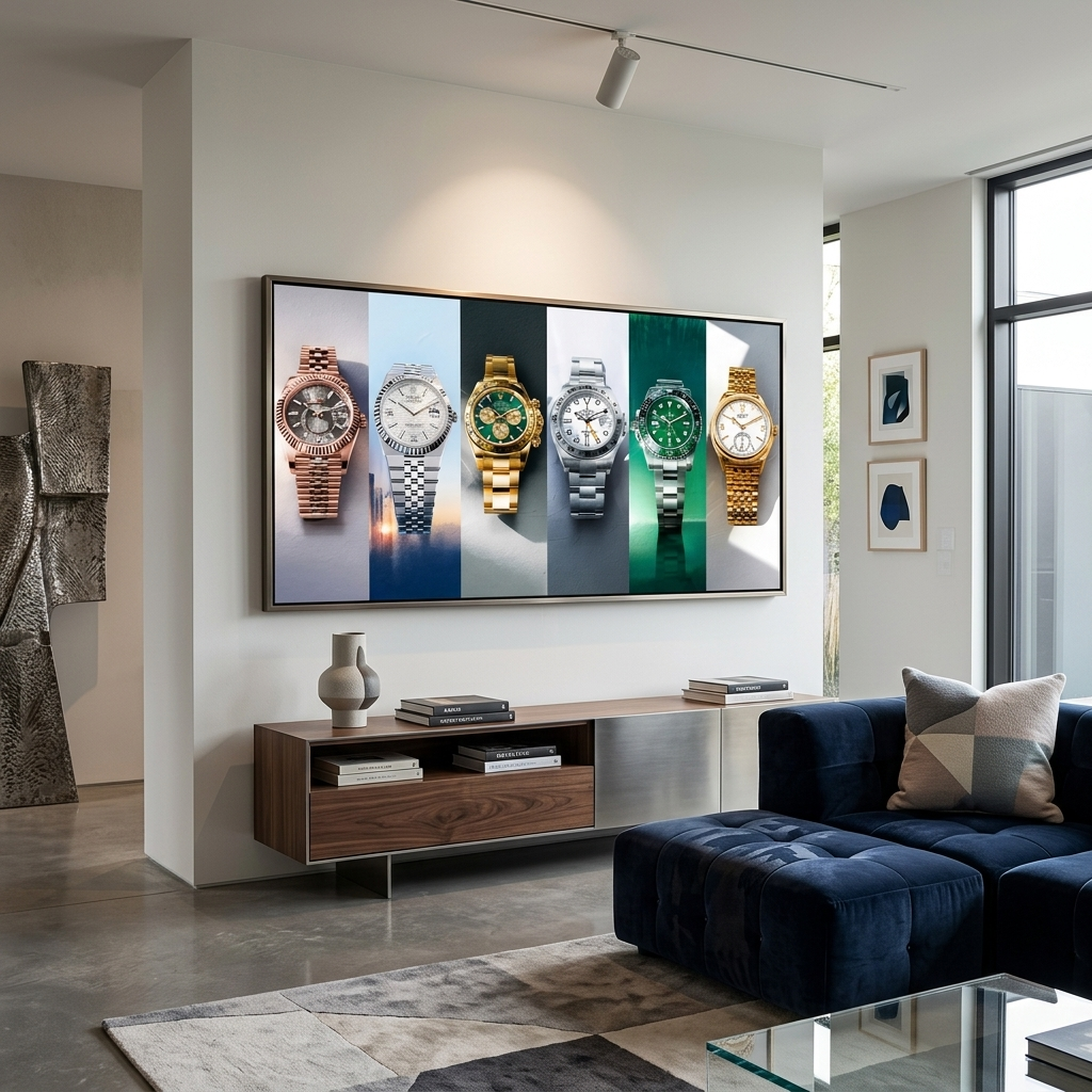 100 $ Pop-Art-Kunstdruck auf Leinwand