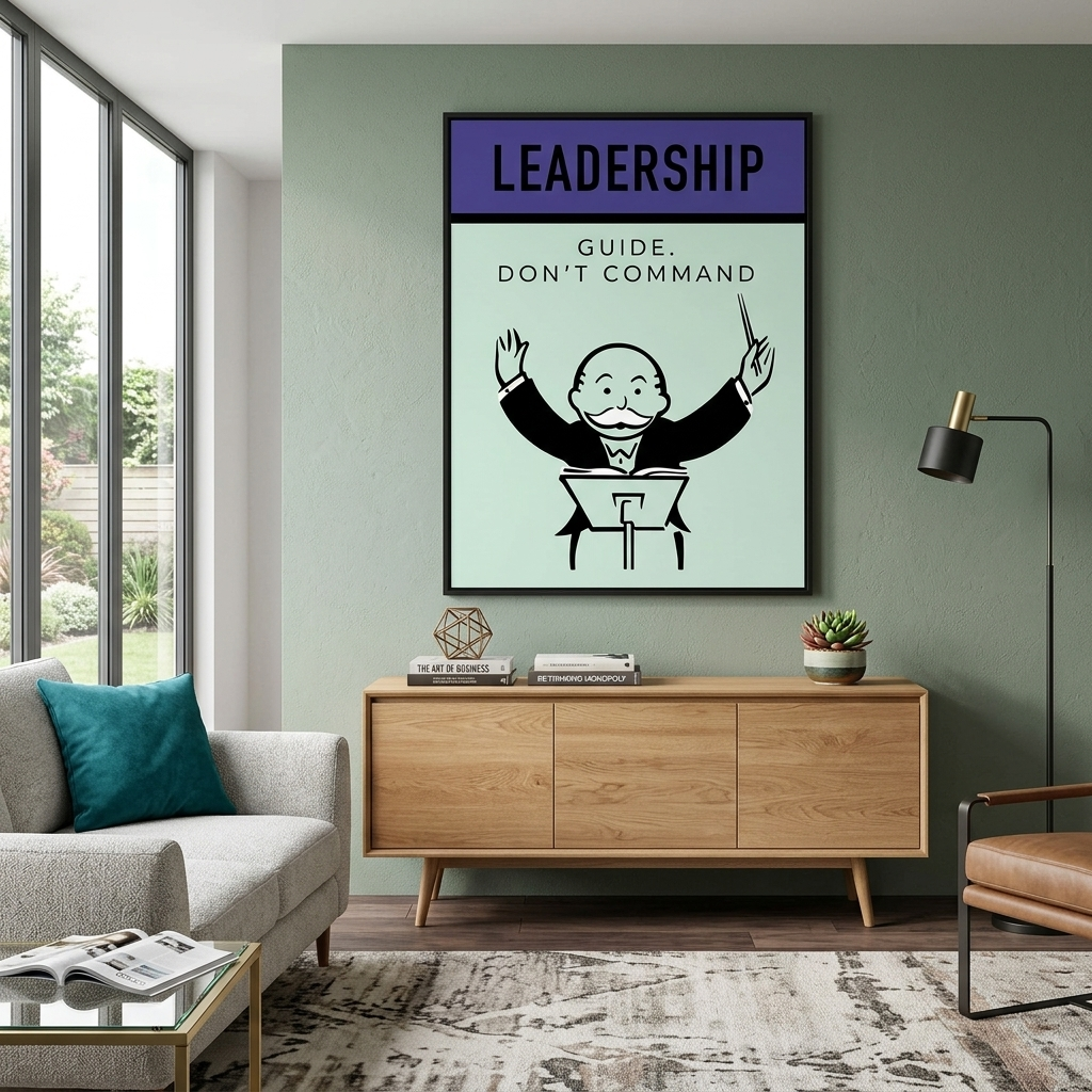 Monopoly Leadership Canvas Wall Art Print