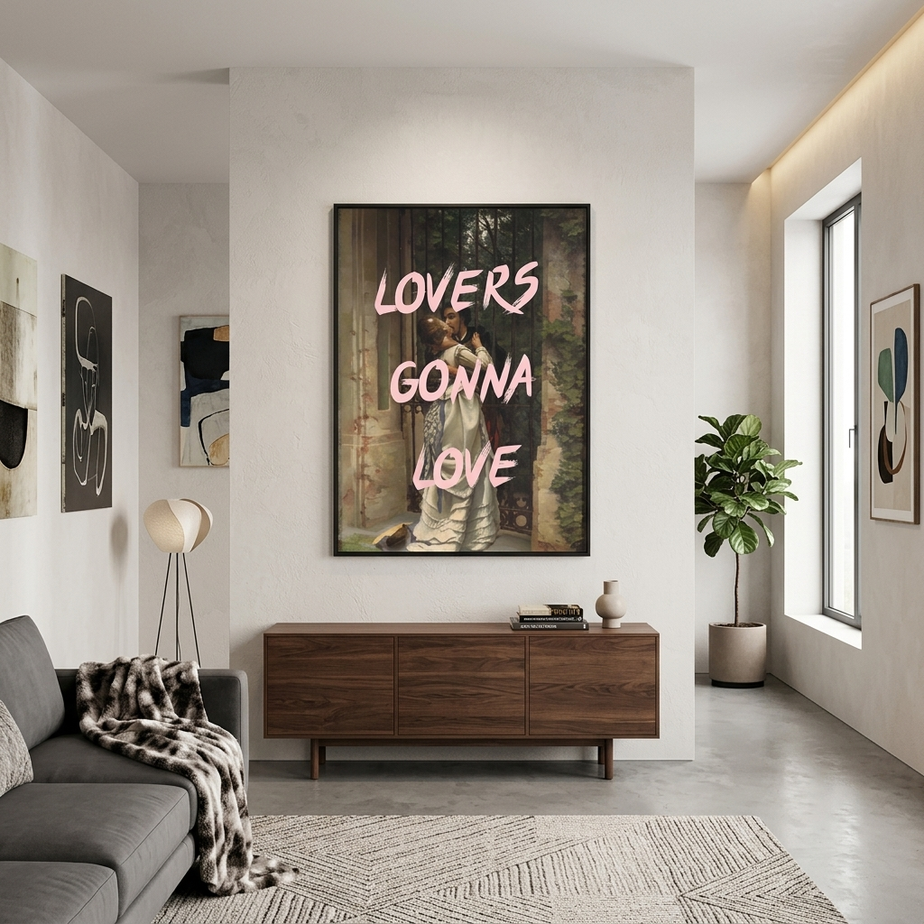 Leinwandbild „Lovers gonna love“