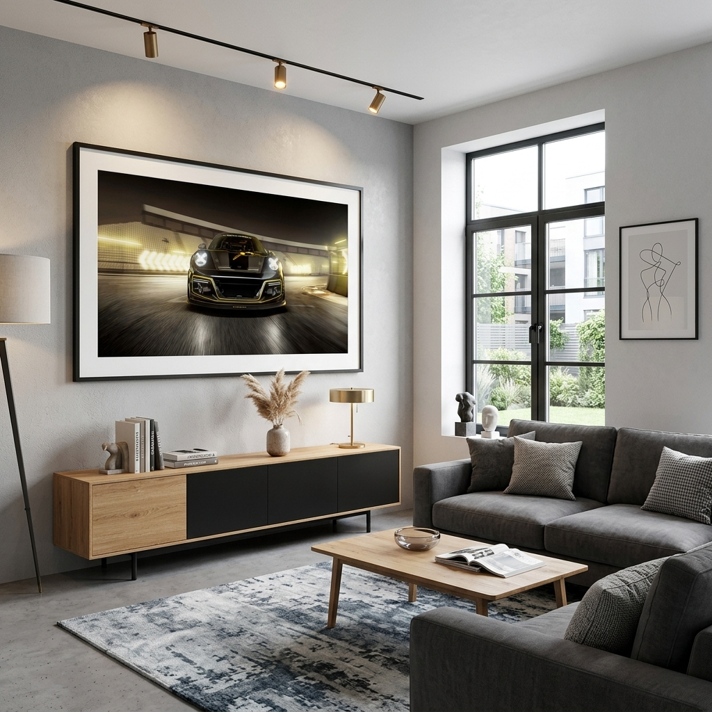 Leinwandbild, Wandbild, Auto, Porsche 911 Turbo S