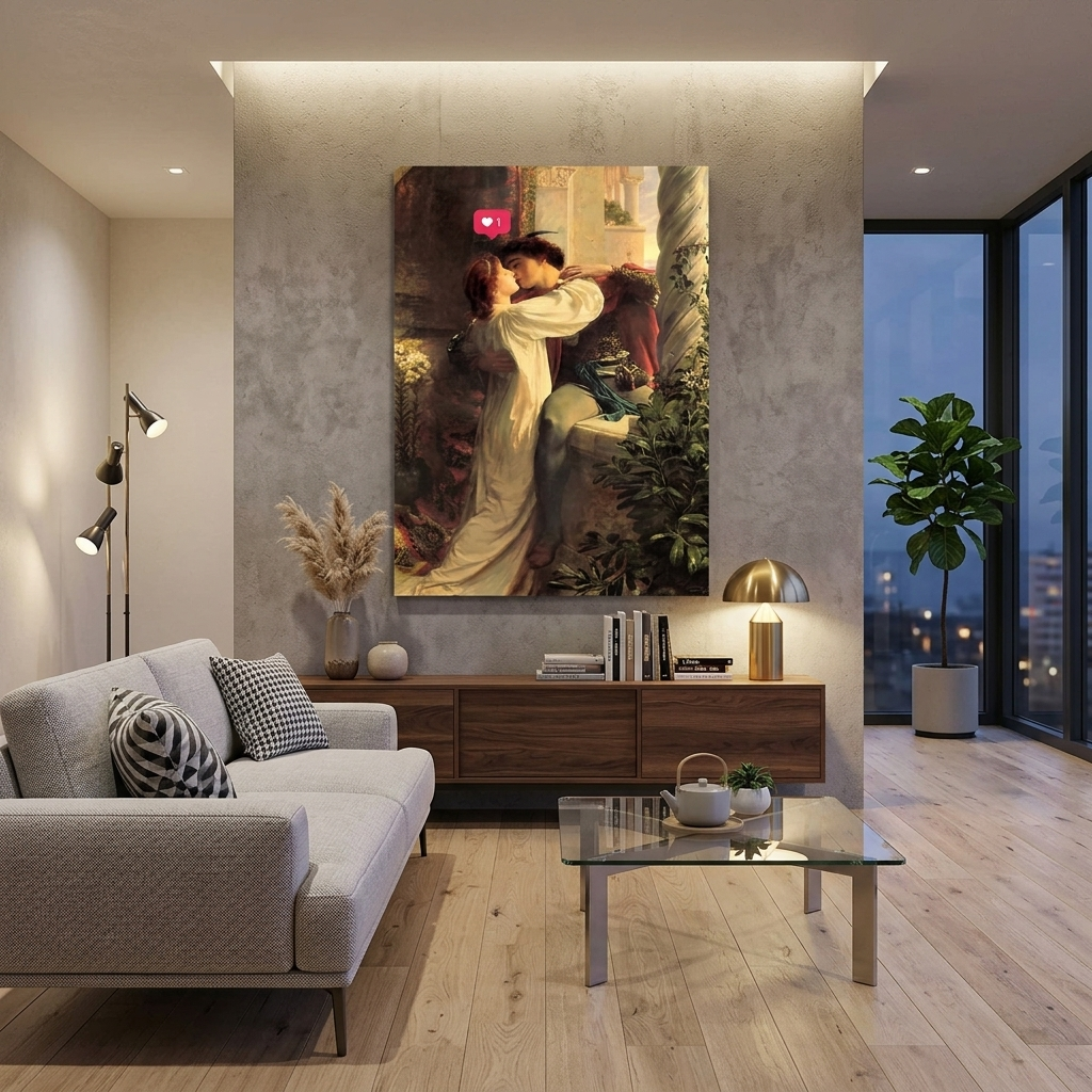Leinwandbild Romeo und Julia mit Laik