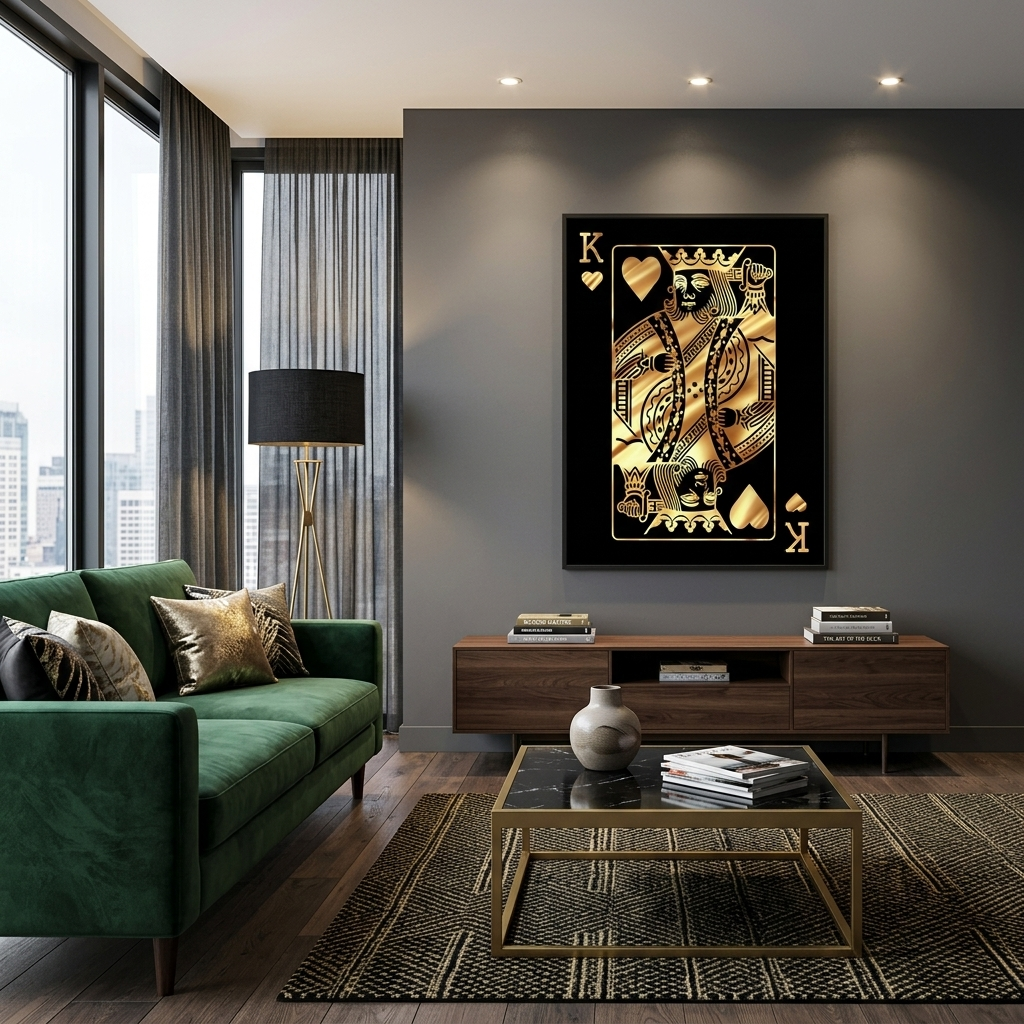 Um König zu motivieren Motivieren Leinwand Wand Kunstdruck