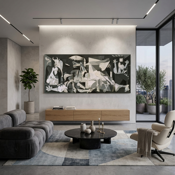 Reproduktion Guernica Reproduktion Leinwand Wand Kunstdruck