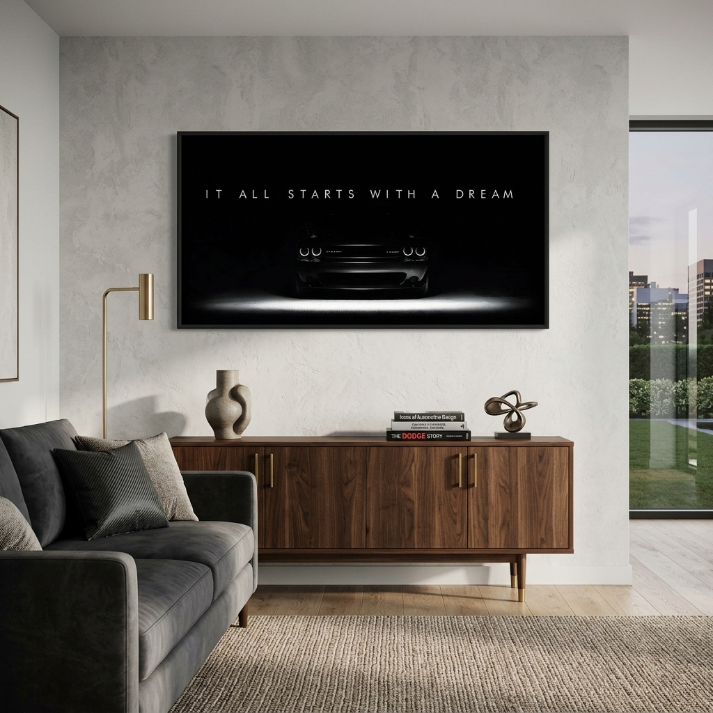 100 $ Pop-Art-Kunstdruck auf Leinwand