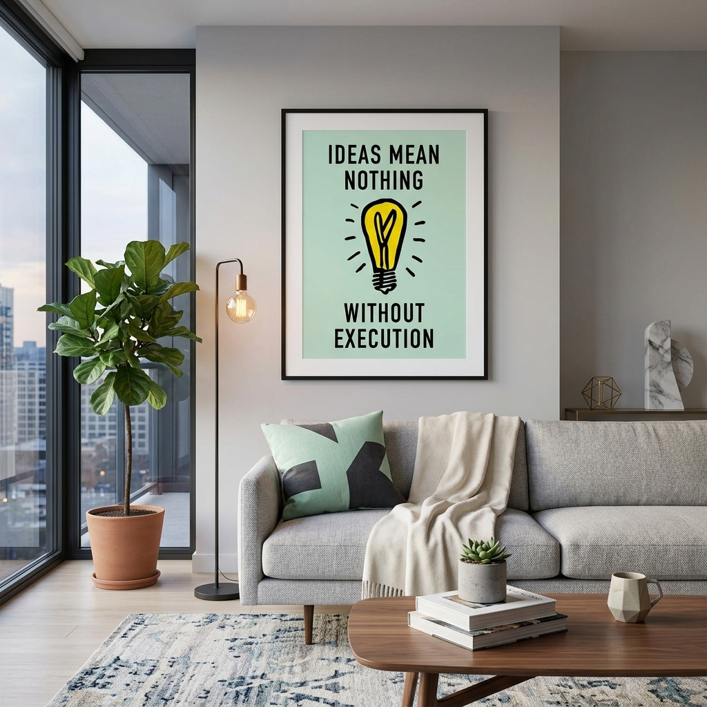 Monopoly Ideas mean nothing Canvas Wall Art Print