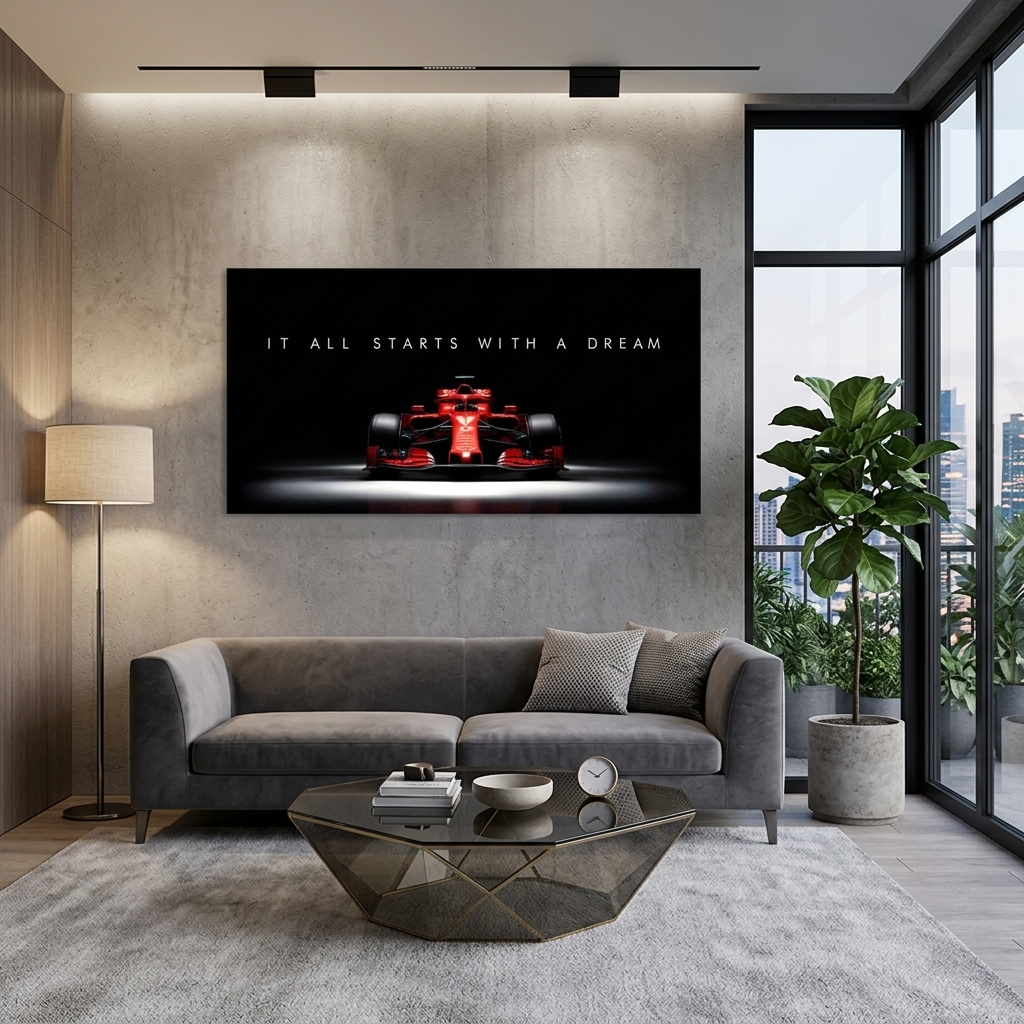 100 $ Pop-Art-Kunstdruck auf Leinwand