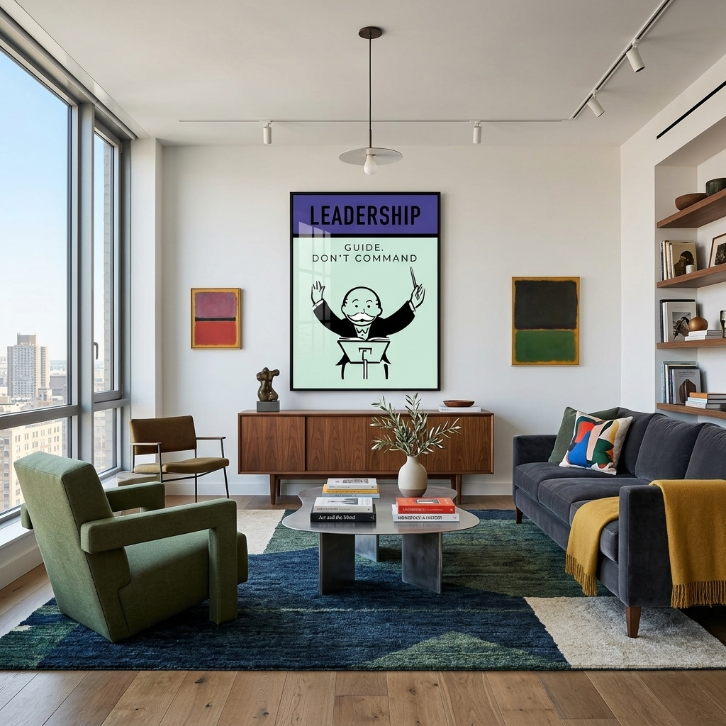 Monopoly Leadership Canvas Wall Art Print