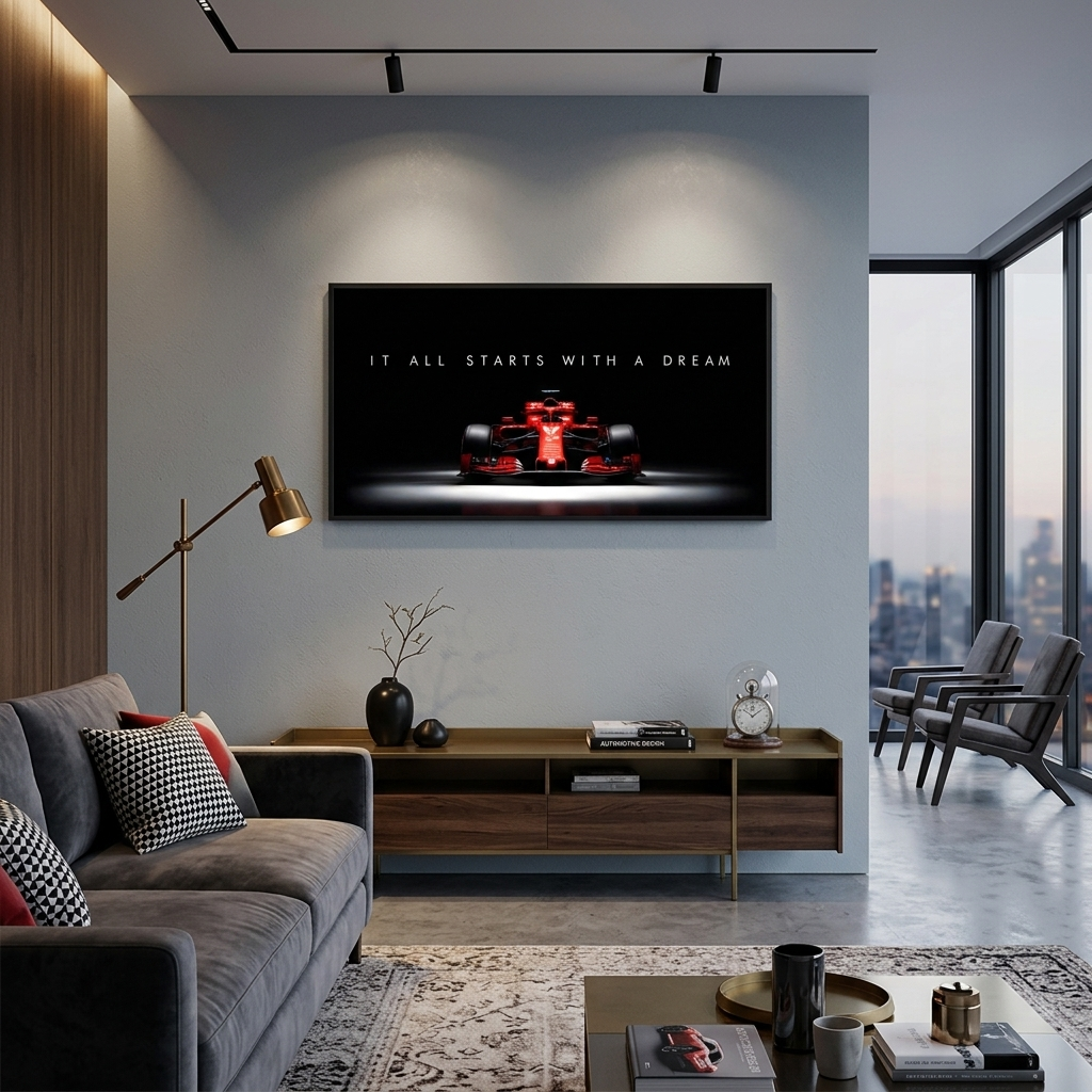 100 $ Pop-Art-Kunstdruck auf Leinwand