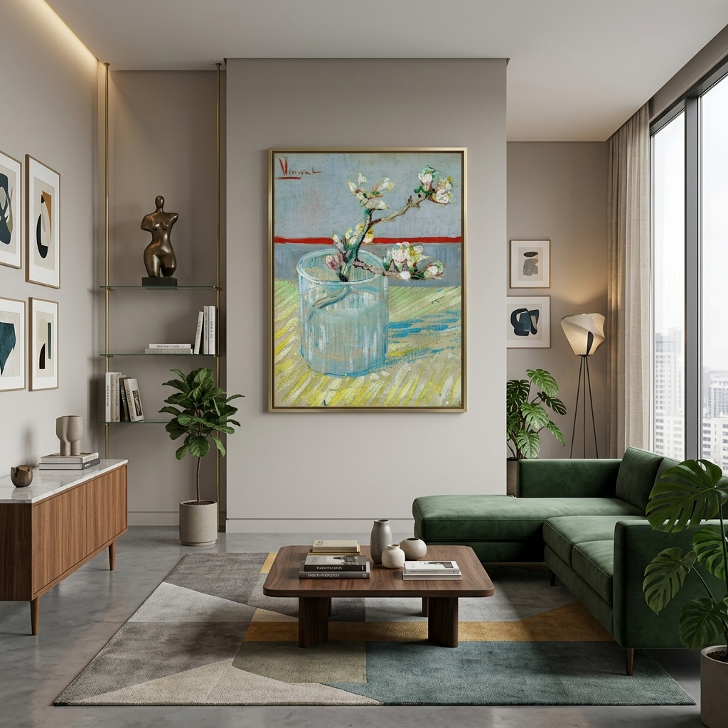 Reproduktion Mandelblütenzweige Van Gogh Reproduktion Leinwand Wand Kunstdruck