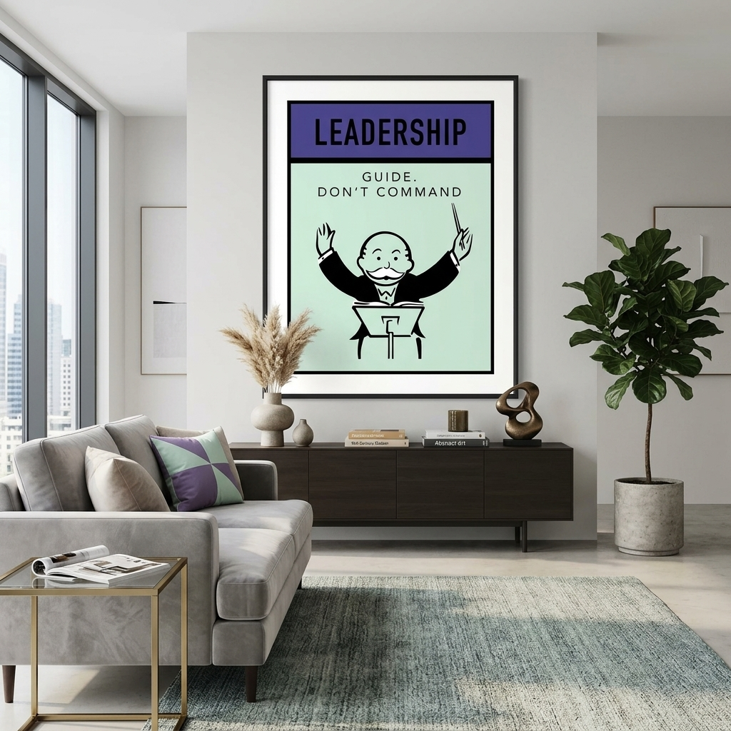 Monopoly Leadership Canvas Wall Art Print