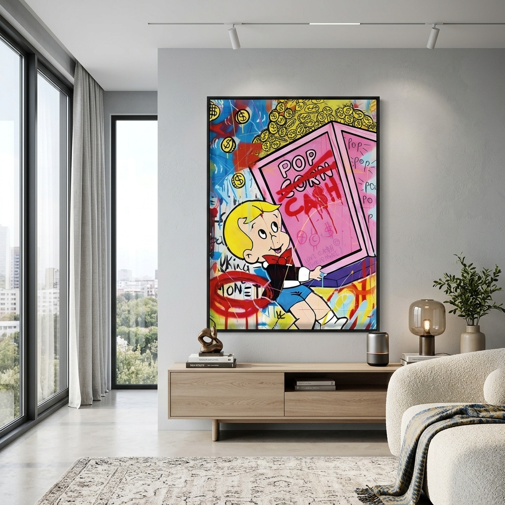 Leinwandbild „Monopoly Pop Cash“