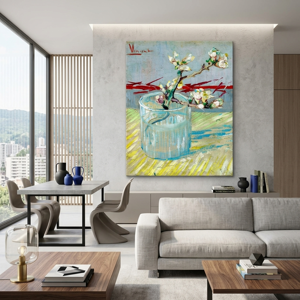 Reproduktion Mandelblütenzweige Van Gogh Reproduktion Leinwand Wand Kunstdruck