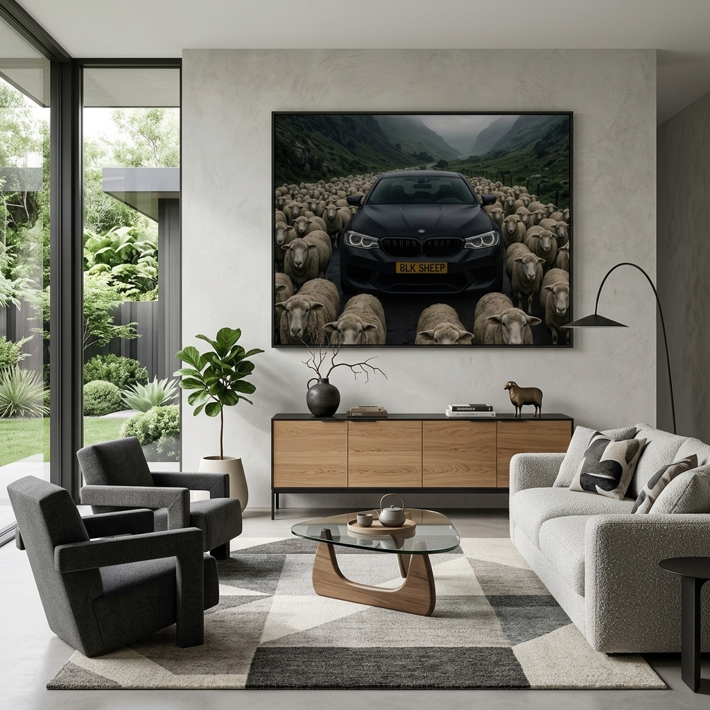 Black Sheep BMW – Break Away From the Ordinary Canvas Wall Art