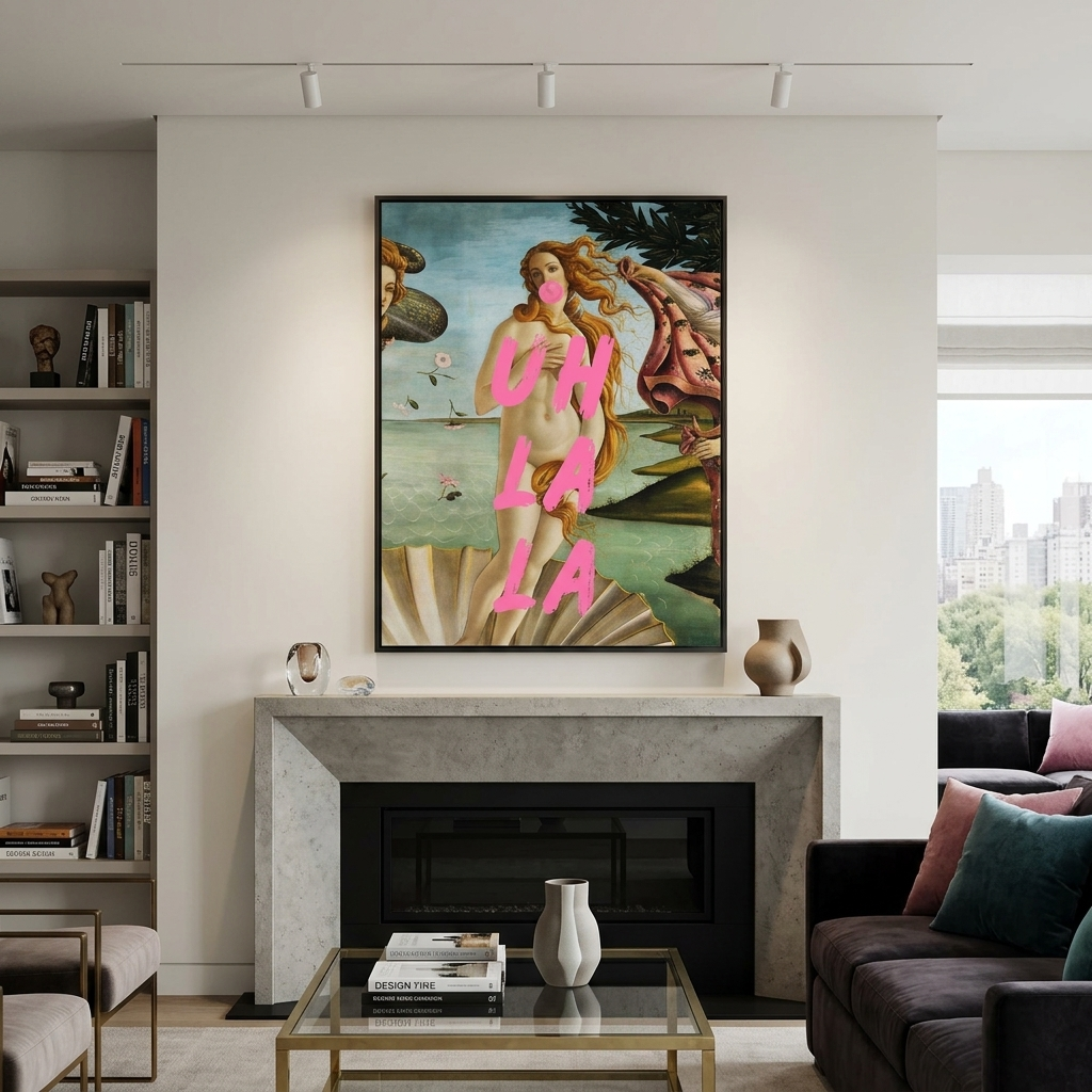 Kunstdruck auf Leinwand, Venus. La-la