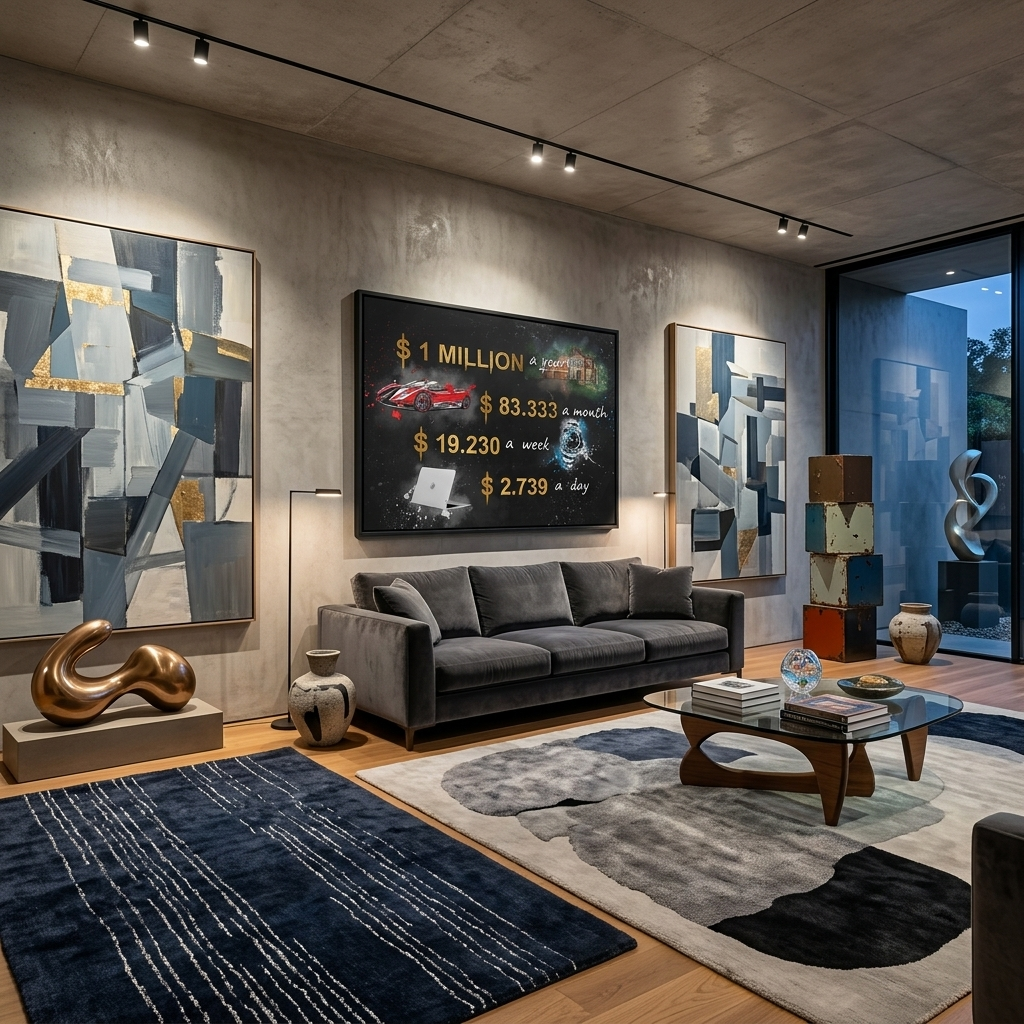 „DON'T STOP KEEP GOING“ – motivierender Kunstdruck auf Leinwand