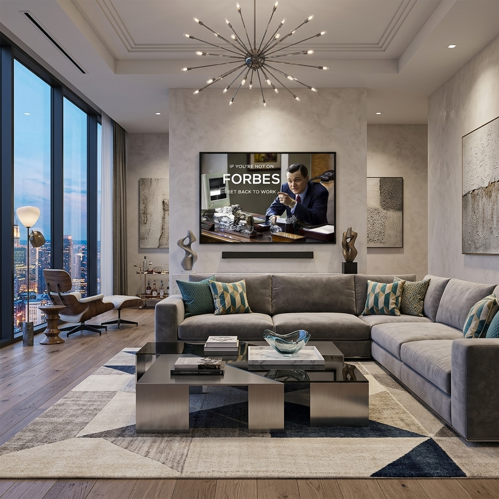 Wolf of Wall Street - Zurück an die Arbeit - Motivierender Leinwand-Kunstdruck