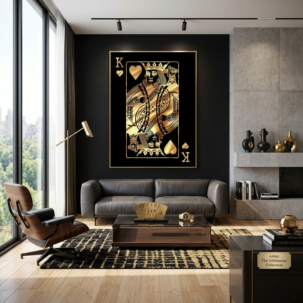 Um König zu motivieren Motivieren Leinwand Wand Kunstdruck