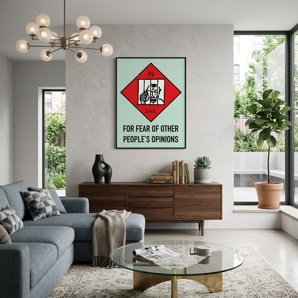 Monopoly Jail Canvas Wall Art Print