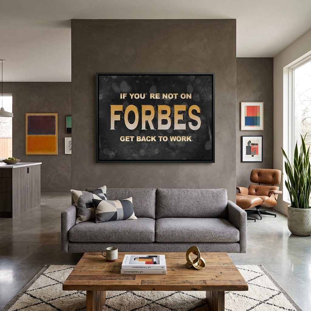 Inschrift auf schwarzem und grauem Hintergrund Motivierender Kunstdruck auf Leinwand