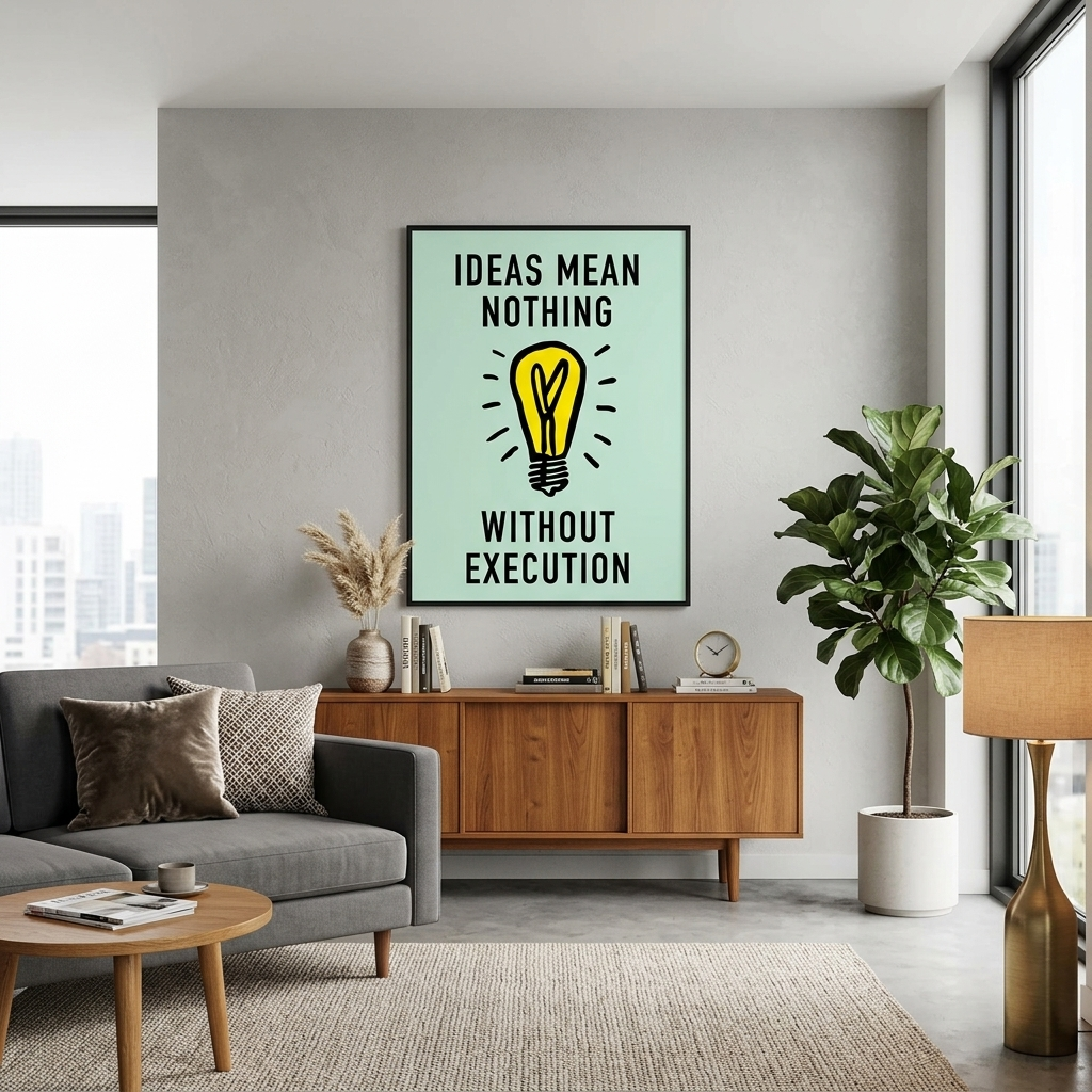 Monopoly Ideas mean nothing Canvas Wall Art Print