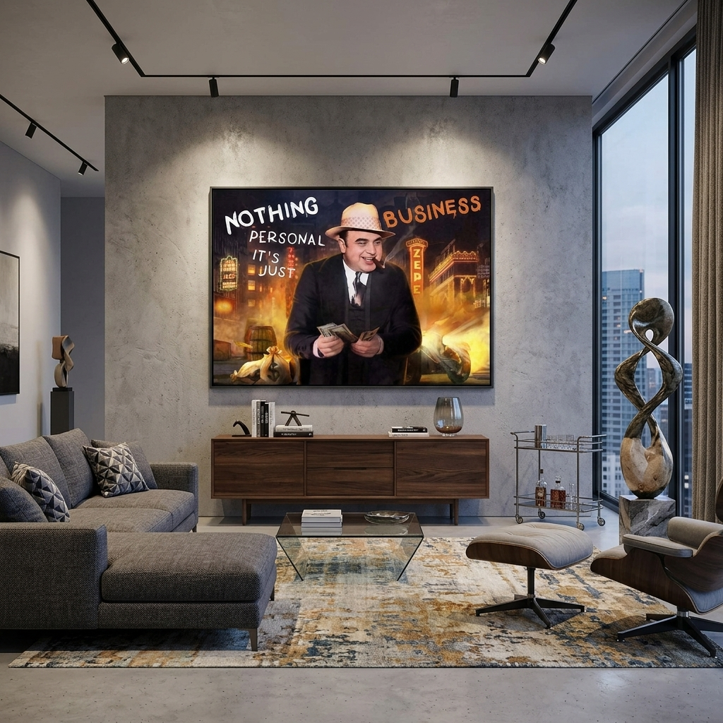„DON'T STOP KEEP GOING“ – motivierender Kunstdruck auf Leinwand