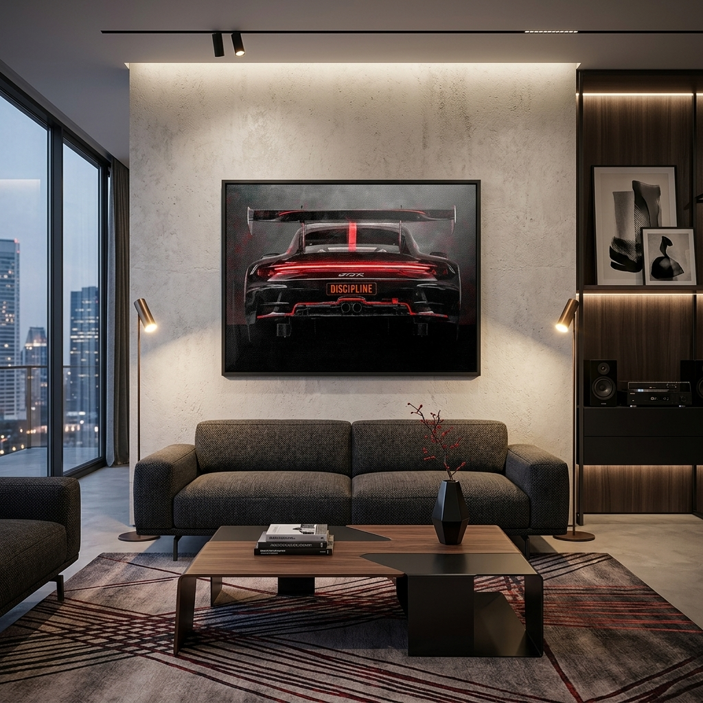 Leinwandbild „Roter Ferrari“