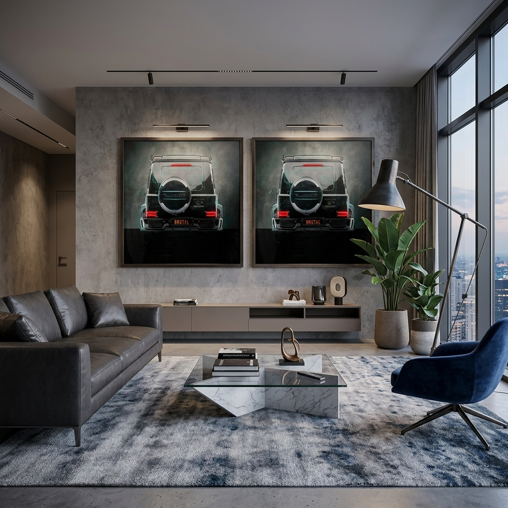 Leinwandbild „Roter Ferrari“