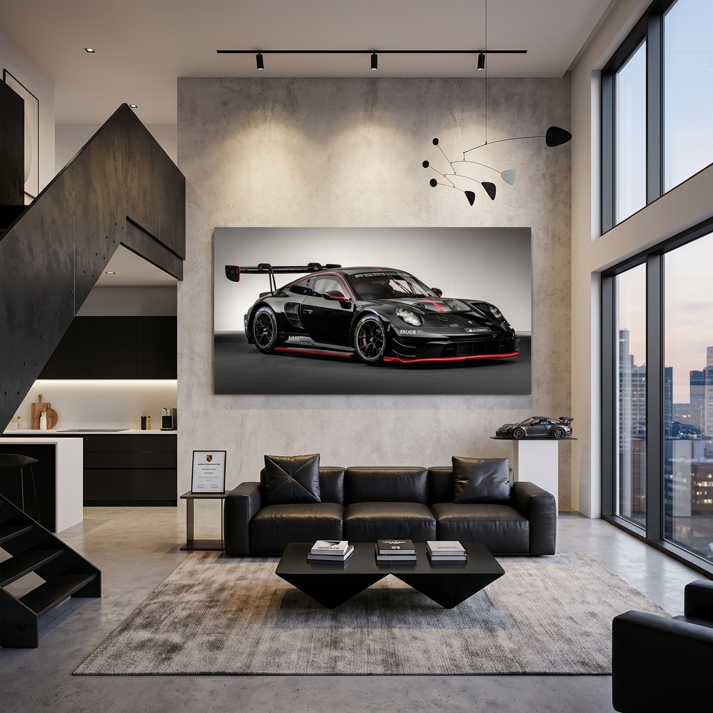 Porsche 911 GT3 Leinwand-Kunstdruck