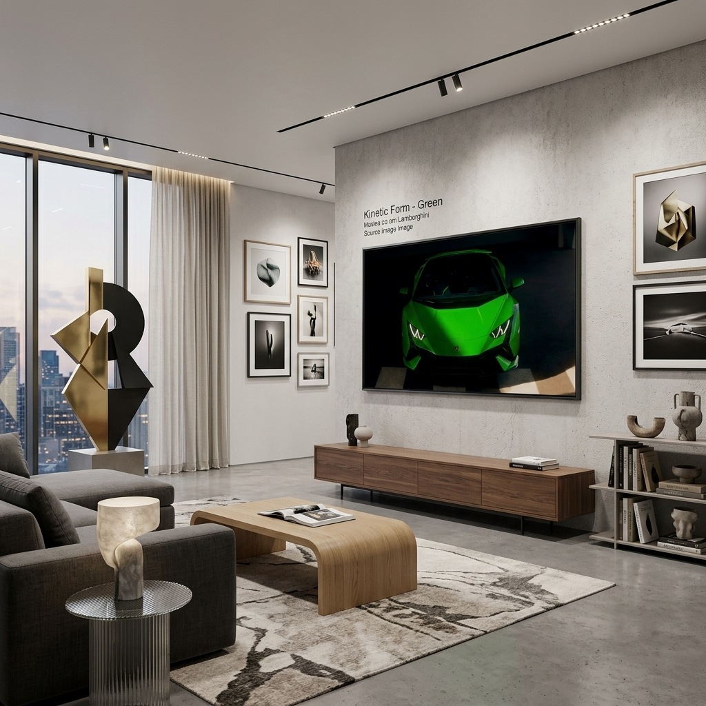 Leinwandbild „Lamborghini Green“