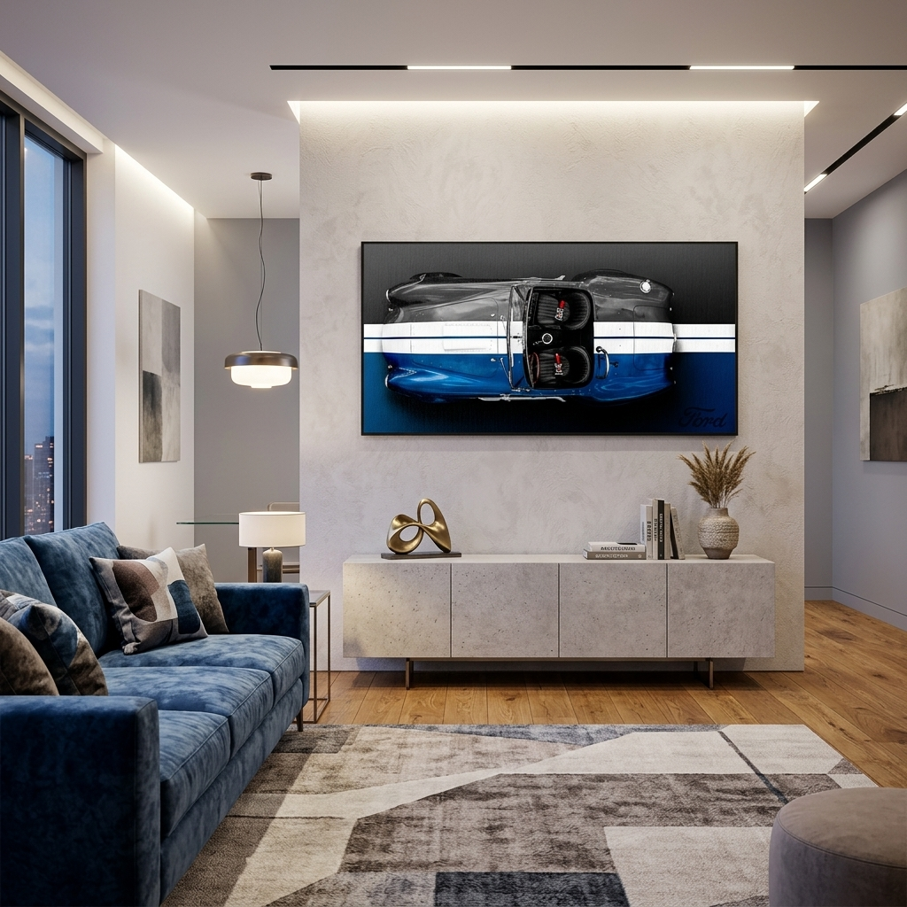 FORD BACKSIDE Canvas Wall Art